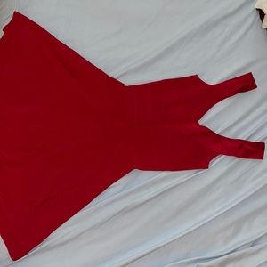 Armani exchange red dress